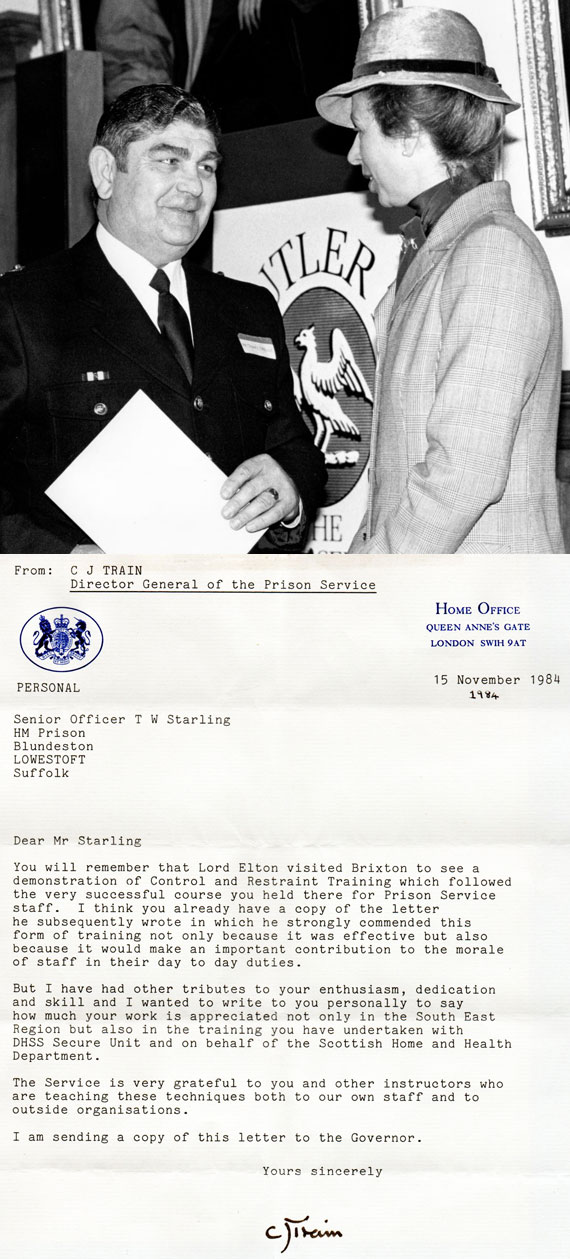 Tom Starling and Princess Anne The Butler Trust